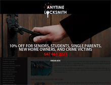 Tablet Screenshot of anytime-locksmith.ca